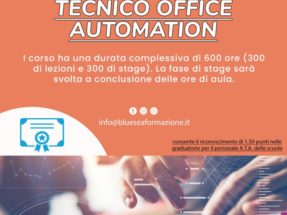 Corso per Personale ATA  Tecnico Office Automation